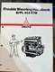 Deutz Engine B/FL 413/F/W Workshop  Trouble shooting Repair  Handbook