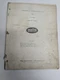 SUPPLEMENT &ldquo;A&rdquo; WHITE FORK LIFT TRUCK  PARTS CATALOG R2160 MA30 MA40 MA50 MA60