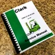 Clark C500-Y20 C500-20 Forklift Service Repair Manual Shop Book Mpn# Oh-367