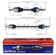 SurTrack Pair Set of 2 Front CV Axle Shafts For Cavalier Sunfire Manual 5 Speeds
