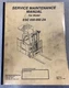 Yale Service Parts Manual ESC 030-050 ZA #1645 96'