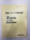 Hitachi Operator&rsquo;s Manual Zaxis 160LC Excavator Serial No. 005001 EM1F1-1-1