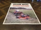 BUSH HOG Sales Brochure 2 Pages Rotary Cutters GT42 Gas Powered Atv Type