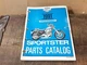 Harley Davidson 1991 Five Speed Sportster Parts Catalog Manual 99451-91 
