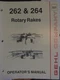 Gehl 262 & 264 Rotary Hay Rakes Operators Manual 906371