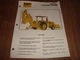 Massey Harris MF 40B Backhoe Loader Brochure Information Sheet 1309/477-77.5-3