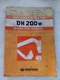 ORIGINAL DAEWOO DH200w EXCAVATOR SERVICE OPERATION MANUAL 22023-7050