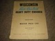 OEM Genuine Wisconsin Engines 1952 Edition Master Price List Vintage MM 236-41