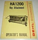 Gehl HA 1200 Hay Attachment Operators Owners Manual ORIGINAL! 3/80
