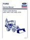 Ford 455D, 555D,575D,655D,675D Tractor Loader Backhoe Service Manual Repair Shop