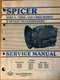 Spicer ES65-5, CM50, & CM60 Series 5-Speed Transmission Service Manual Dana 1990