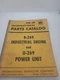 IH International B-269 & U-269 PARTS MANUAL BOOK CATALOG GAS ENGINE & POWER UNIT