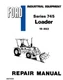 Ford New Holland 19-863 Series 745 Loader Service Manual Repair Shop Book
