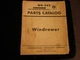 Vintage International Harvester IH Windrower wr-202 Tractor manual