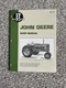 I&T JD-10 John Deere Shop Service Manual Model 50 60 70 (Non-Diesel) Tractors