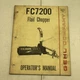 Gehl FC7200 Flail Chopper Operators Manual