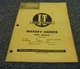 I&T Massey Harris 44 Special & 33 Tractor Shop Service Repair Manual MH-5A 