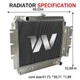 Radiator for Hyster Forklift  S70XL S80XL S100XL S110XL S120XL #1310573 1314217