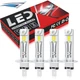 Bright LED Headlight Combo Kits High&Low Beam 4x For Kioti RX6020 RX6020PC