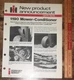 International Harvester New Product Announcement 1190 Mower-Conditioner Paper