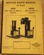 YALE MSW MRW 020 030 040 2000 3000 4000 LB ORDERPICKER FORKLIFT PARTS MANUAL