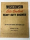 Wisconsin Air Cooled Heavy Duty Engines Manual Instruction Book Model S-7 D