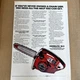 Homelite XL2 Chain Saw VTG Print Ad Color1973 If You've Never Owned A Chain Saw