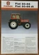 brochure brochure tractor Fiat 80-66 & dt prospectus prospectus tractor tractor