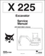 Bobcat X225 Service Repair Manual, Workshop Manual