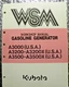 1985 WSM Kubota Workshop Manual Gasoline Generator A3000 A3200 A3200X A3500