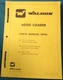 WALDON 6000 WHEEL LOADER PARTS MANUAL BOOK CATALOG