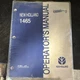 New Holland 1465 Operator's Manual 1996 Model 42146510 Engineering #6031006