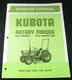 Kubota Rotary Mower RCB60-I RCB60-IA(E) Operator Maintenance Parts Manual Book 