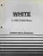 WHITE 2-180 FIELD BOSS TRACTOR OPERATORS MANUAL