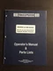 Sweepster S32/D32 & S30 Operator & Parts Manual