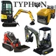 Typhon Mini Micro Excavators OWNER'S MANUALS Skid Steer Asphalt Roller Forklift
