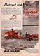 1952 Allis-Chalmers WD Tractor with All Crop Harvester Original Ad 