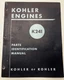 Kohler K241 Engines Parts Identification Manual