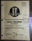 I&T Allis-Chalmers D-14 D-15 D-15 II D-17 D-17 III & IV Tractor Service Manual