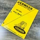 Vermeer 605C Hay Baler Operators Manual Owners Book Maintenance Assembly Catalog