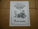 Allis Chalmers 5000 7000 Series Rear Mounted Cultivator Fold Up Operators Manual