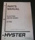 HYSTER J30XMT J35XMT J40XMT ELECTRIC FORKLIFT PARTS MANUAL BOOK CATALOG