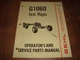 Gehl G1060 Farm Wagon Operator's And Service Parts Manual No. 903294