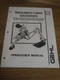 Gehl 8MD2 9MD2 11MD2 Backhoes Operators Manual 1998