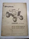 Simplicity Operator Manual Part List Landlord Tractor 432-2110 433-2110