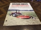 BUSH HOG Sales Brochure 4 Pages Rotary Cutters Squealer SQ42 SQ48 SQ60 SQ72 SQ84