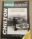 CHILTON 20402 CHRYSLER FULL SIZE TRUCKS TRUCK 1989-96 REPAIR SERVICE MANUAL BOOK