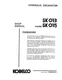 KOBELCO SK013 SK015 HYDRAULIC EXCAVATOR SERVICE MANUAL COMB BINDED