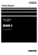 Komatsu SK1020-5 Skid Steer Loader Parts Catalog Manual SN 37CF00004-Up