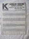 1971 Kohler Engine K91 K141 K161 K181 K241 K301 K321 Owner's Manual